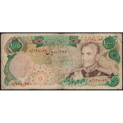 Iran - Pick 107a - 10'000 rials - Série 8 - 1974 - Etat : B