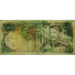 Iran - Pick 107d - 10'000 rials - Série 10/1 - 1977 - Etat : TTB