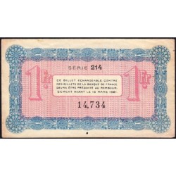 Annecy - Pirot 10-12 - 1 franc - R. 2e Série 227 - 24/10/1917 - Etat : TTB-