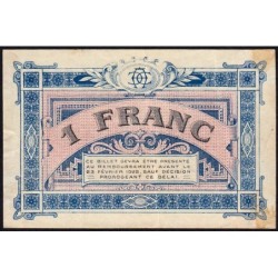 Annonay - Pirot 11-12 - 1 franc - Série 5 - 22/02/1917 - Etat : TB