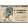 Arras - Pirot 13-4 - 50 centimes - Sans date - Etat : SPL+