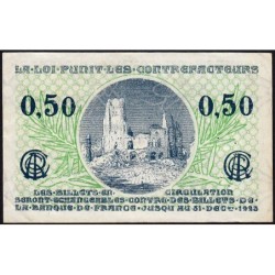 Arras - Pirot 13-4 - 50 centimes - Sans date - Etat : SUP