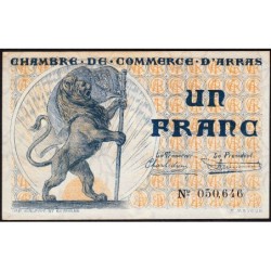 Arras - Pirot 13-5 - 1 franc - Sans date - Etat : SUP+