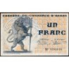 Arras - Pirot 13-5 - 1 franc - Sans date - Etat : SUP+