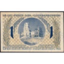 Arras - Pirot 13-5 - 1 franc - Sans date - Etat : pr.NEUF