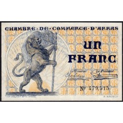 Arras - Pirot 13-5 - 1 franc - Sans date - Etat : SPL+