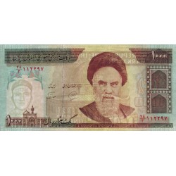 Iran - Pick 143b - 1'000 rials - Série 78/3 - 1994 - Etat : NEUF