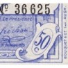 Auch (Gers) - Pirot 15-27 - 50 centimes - Série P - 06/07/1921 - Etat : SPL+