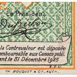 Auch (Gers) - Pirot 15-31 - 1 franc - Série R - 06/07/1921 - Etat : TTB