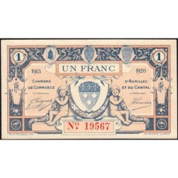 Aurillac (Cantal) - Pirot 16-4 - 1 franc - Série A - 1915 - Etat : NEUF