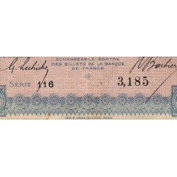 Auxerre - Pirot 17-1 - 1 franc - Série 116 - 19/12/1915 - Etat : TB
