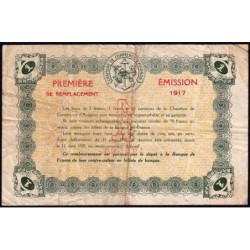 Avignon - Pirot 18-17 - 1 franc - 11/08/1915 (1917) - Etat : TB-