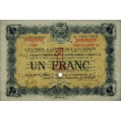Avignon - Pirot 18-20 - 1 franc - 11/08/1915 (1917) - Spécimen -  Etat : NEUF