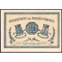 Bayonne - Pirot 21-9a - 1 franc - Série H - 16/01/1915 - Etat : NEUF