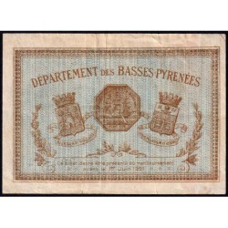 Bayonne - Pirot 21-26 - 50 centimes - Série g - 22/05/1916 - Etat : TB+