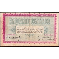 Belfort - Pirot 23-17 - 50 centimes - Série 104 - 06/01/1916 - Etat : TB