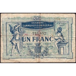 Bergerac - Pirot 24-37 - 1 franc - 12/07/1920 - Etat : B+ à TB-