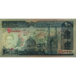 Iran - Pick 136d - 200 rials - Série 44/15 - 1989 - Etat : NEUF