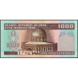 Iran - Pick 138b_1 - 1'000 rials - Série 96/7 - 1982 - Etat : NEUF