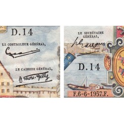 F 49-02- 06/06/1957 - 5000 francs - Henri IV - Série D.14 - Etat : TTB