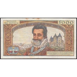 F 49-03- 03/10/1957 - 5000 francs - Henri IV - Série O.23 - Etat : TB