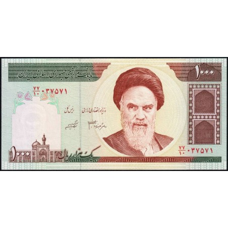 Iran - Pick 143e - 1'000 rials - Série 77/10 - 2007 - Etat : NEUF