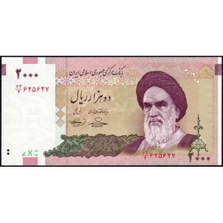 Iran - Pick 144d - 2'000 rials - Série 63/4 - 2012 - Etat : NEUF