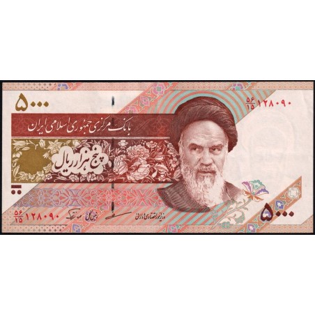 Iran - Pick 145d - 5'000 rials - Série 56/15 - 2002 - Etat : TTB+