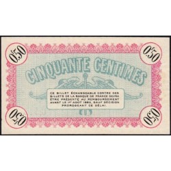 Besançon (Doubs) - Pirot 25-1 - 50 centimes - Série 140 - Sans date (1915) - Etat : SPL