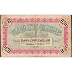Besançon (Doubs) - Pirot 25-1 - 50 centimes - Série 144 - Sans date (1915) - Etat : TB