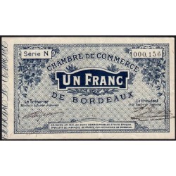 Bordeaux - Pirot 30-2 - 1 franc- Série N - 1914 - Etat : TTB