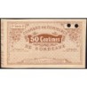 Bordeaux - Pirot 30-5 - 50 centimes - Série D - 1914 - Spécimen - Etat : SPL
