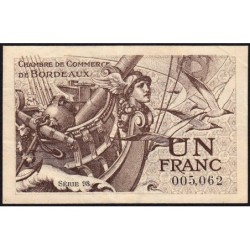 Bordeaux - Pirot 30-30 -1 franc - Série 98 - 1921 - Etat : TTB+