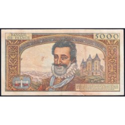 F 49-03- 03/10/1957 - 5000 francs - Henri IV - Série V.24 - Etat : TB-