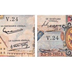 F 49-03- 03/10/1957 - 5000 francs - Henri IV - Série V.24 - Etat : TB-