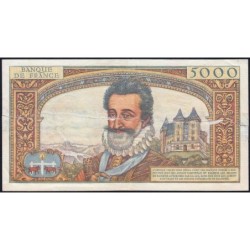 F 49-06- 06/03/1958 - 5000 francs - Henri IV - Série Q.53 - Etat : B-