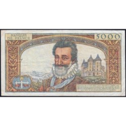 F 49-06- 06/03/1958 - 5000 francs - Henri IV - Série R.53 - Etat : TB à TB+