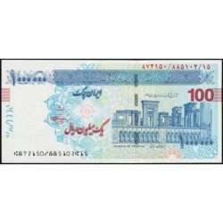 Iran - Pick 154B_1 - 1'000'000 rials / 100 tomans - Série 872155 - 2010 - Etat : NEUF