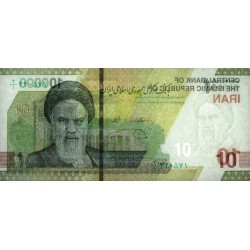 Iran - Pick 163a - 100'000 rials / 10 tomans - Série 4/3 - 2019 - Etat : NEUF