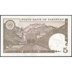 Pakistan - Pick 38_5b - 5 rupees - Série HAG - 1993 - Etat : SPL