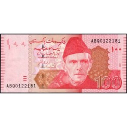 Pakistan - Pick 48u_2 - 100 rupees - Série ABQ - 2021 - Etat : NEUF