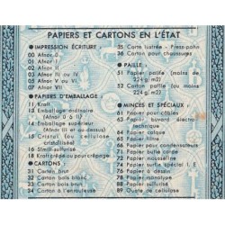 1 kg Papiers et cartons en l'état - 31/05/1944 - Code 01 - Série EA -Type a1 - Etat : TTB+