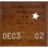Section du Bois - 0,10 unité - 31/12/1943 - Code 02 - Série BU - Etat : SUP+