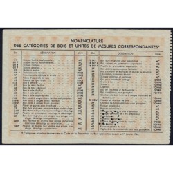 Section du Bois à Paris (Lille) - 0,100 unité - 30/06/1945 - Code 01 - Série B - Etat : SUP