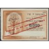 Section du Bois à Paris - 0,100 unité - 30/09/1945 - Code 44 - Série F - Etat : SUP