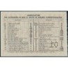 Section du Bois à Paris - 0,100 unité - 30/09/1945 - Code 01 - Série F - Etat : SUP