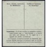 Section de la Chimie - 1 litre alcool dénaturé - 19/12/1947 - Catégorie F1 - Etat : TTB+
