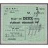 Section de la Chimie - 2 litres alcool dénaturé - 30/04/1948 - Catégorie F1 - Etat : TTB