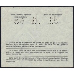 Section de la Chimie - 1 kg colle forte d'os - 31/01/1948 - Catégorie F16 - Série A - Etat : TTB