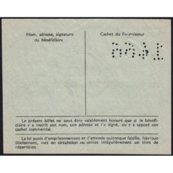 Section de la Chimie - 10 kgs produits résineux secs - 17/06/1949 - Catégorie F77 - Etat : TTB